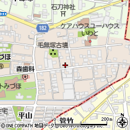 愛知県一宮市浅井町尾関同者92-1周辺の地図