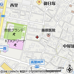 愛知県江南市高屋町清水124周辺の地図