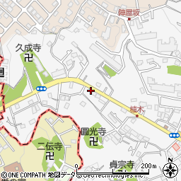 神奈川県鎌倉市植木521-5周辺の地図