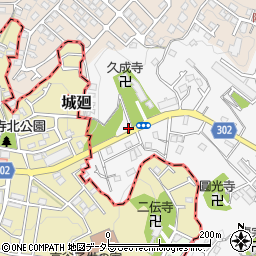 神奈川県鎌倉市植木507-3周辺の地図