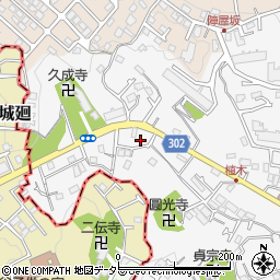 神奈川県鎌倉市植木501-37周辺の地図