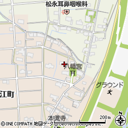岐阜県大垣市直江町20周辺の地図
