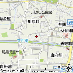 愛知県犬山市羽黒川原口96-2周辺の地図