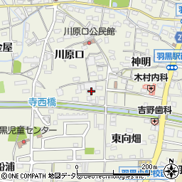 愛知県犬山市羽黒川原口89周辺の地図