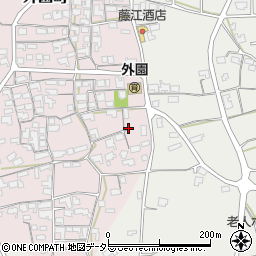 島根県出雲市外園町113-2周辺の地図
