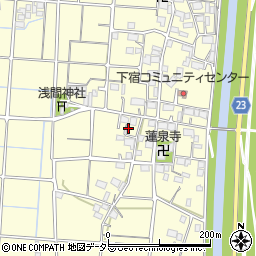 岐阜県大垣市墨俣町下宿179周辺の地図