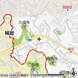 神奈川県鎌倉市植木501-133周辺の地図
