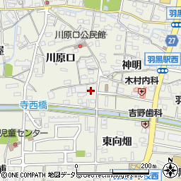 愛知県犬山市羽黒川原口88周辺の地図