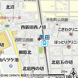 愛知県一宮市木曽川町黒田西針口北ノ切17周辺の地図