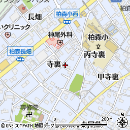 愛知県丹羽郡扶桑町柏森寺裏周辺の地図