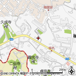 神奈川県鎌倉市植木451-1周辺の地図