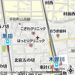 JR木曽川駅北周辺の地図
