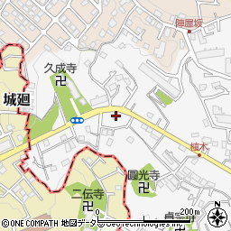 神奈川県鎌倉市植木501-38周辺の地図