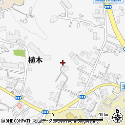 神奈川県鎌倉市植木215周辺の地図