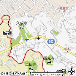 神奈川県鎌倉市植木519-2周辺の地図