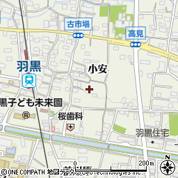 愛知県犬山市羽黒小安54周辺の地図