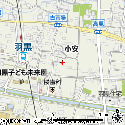 愛知県犬山市羽黒小安83周辺の地図