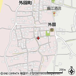 島根県出雲市外園町120-1周辺の地図