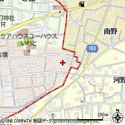 愛知県一宮市浅井町尾関同者30-6周辺の地図
