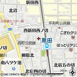 愛知県一宮市木曽川町黒田西針口北ノ切19周辺の地図