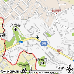 神奈川県鎌倉市植木482-5周辺の地図