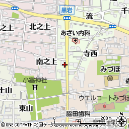 愛知県一宮市浅井町黒岩石刀山33周辺の地図