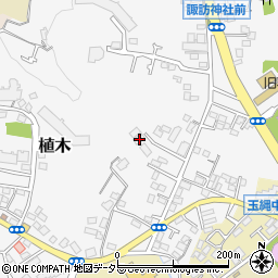 神奈川県鎌倉市植木198-3周辺の地図