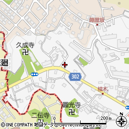 神奈川県鎌倉市植木482-6周辺の地図