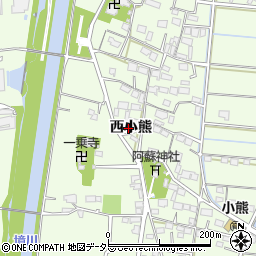 岐阜県羽島市小熊町西小熊4298-1周辺の地図