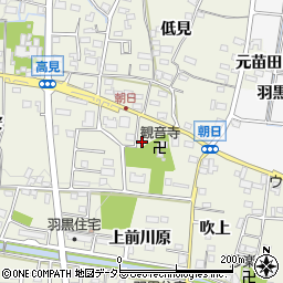 愛知県犬山市羽黒子安周辺の地図