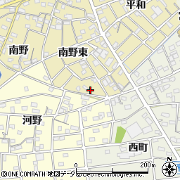 愛知県江南市宮田町南野東137周辺の地図