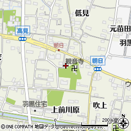 愛知県犬山市羽黒（子安）周辺の地図