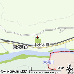 岐阜県多治見市東栄町周辺の地図