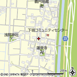 岐阜県大垣市墨俣町下宿169周辺の地図