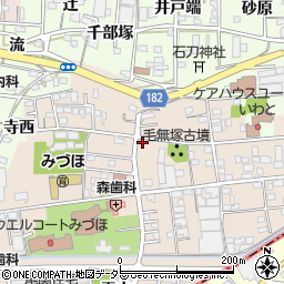 愛知県一宮市浅井町尾関同者周辺の地図