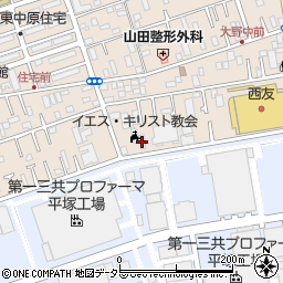 株式会社ヘルスケア湘南営業所周辺の地図