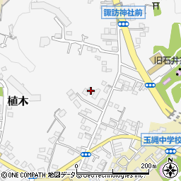 神奈川県鎌倉市植木196周辺の地図