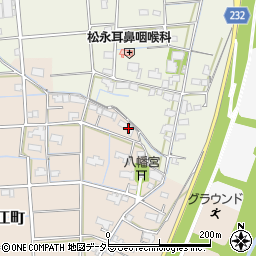 岐阜県大垣市直江町28周辺の地図