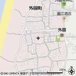 島根県出雲市外園町180周辺の地図
