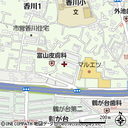 神奈川県茅ヶ崎市香川1丁目10周辺の地図