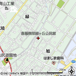 斎藤南部緑ヶ丘公民館周辺の地図