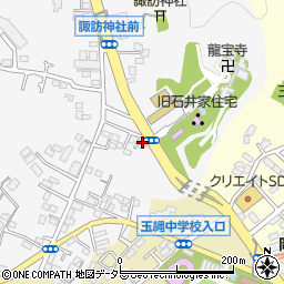 神奈川県鎌倉市植木115-21周辺の地図