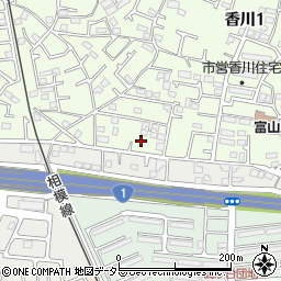 神奈川県茅ヶ崎市香川1丁目17-10周辺の地図