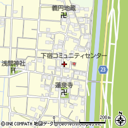 岐阜県大垣市墨俣町下宿17周辺の地図