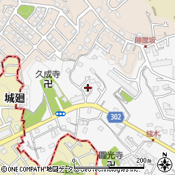 神奈川県鎌倉市植木478-7周辺の地図