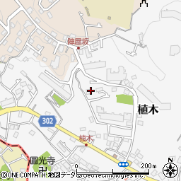 神奈川県鎌倉市植木415周辺の地図