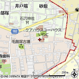 愛知県一宮市浅井町尾関同者52周辺の地図