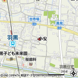 愛知県犬山市羽黒小安78周辺の地図