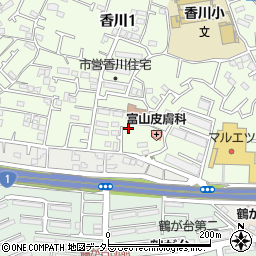 神奈川県茅ヶ崎市香川1丁目11周辺の地図
