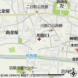 愛知県犬山市羽黒川原口61周辺の地図